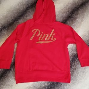 🔴 🎉 🎊 Red Victoria's Secret PINK hoodie